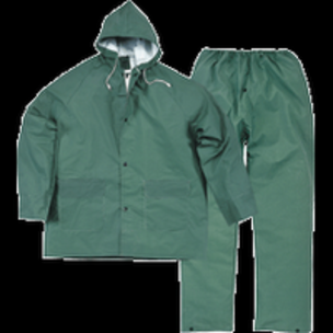 CONJUNTO IMPERMEABLE VERDE MD. 304 T-L -                                   