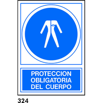 SEÑAL AL.  NORM. A3 CAST. R-324 - PROTECCION CUERP                         
