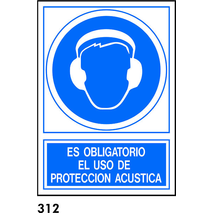 PEGATINA 21x15 CAST R-312 - PROTECCION ACUSTICA                            