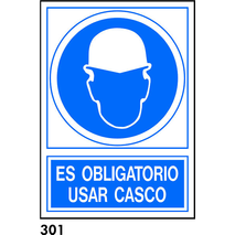 SEÑAL PVC NORM. CAST R-301 - ECONOMICA - USAR CASC                         