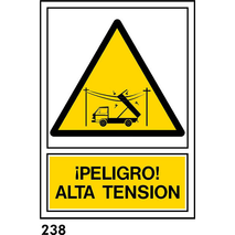 SEÑAL AL. NORM A4 CAST R-238 - ALTA TENSION                                