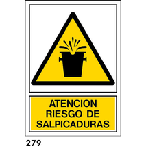SEÑAL AL. NORM A4 CAST R-279 - SALPICADURAS                                