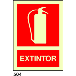 // NO FER ANAR SEÑAL PVC FOTO A4 R-504 - EXTINTOR - ECONOMICA              